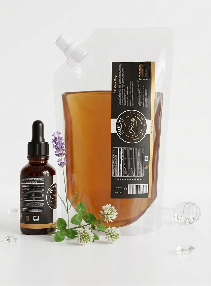 Melipona Bee Raw Honey ® (16 fl. oz. / .473 ml) with One FREE Dropper