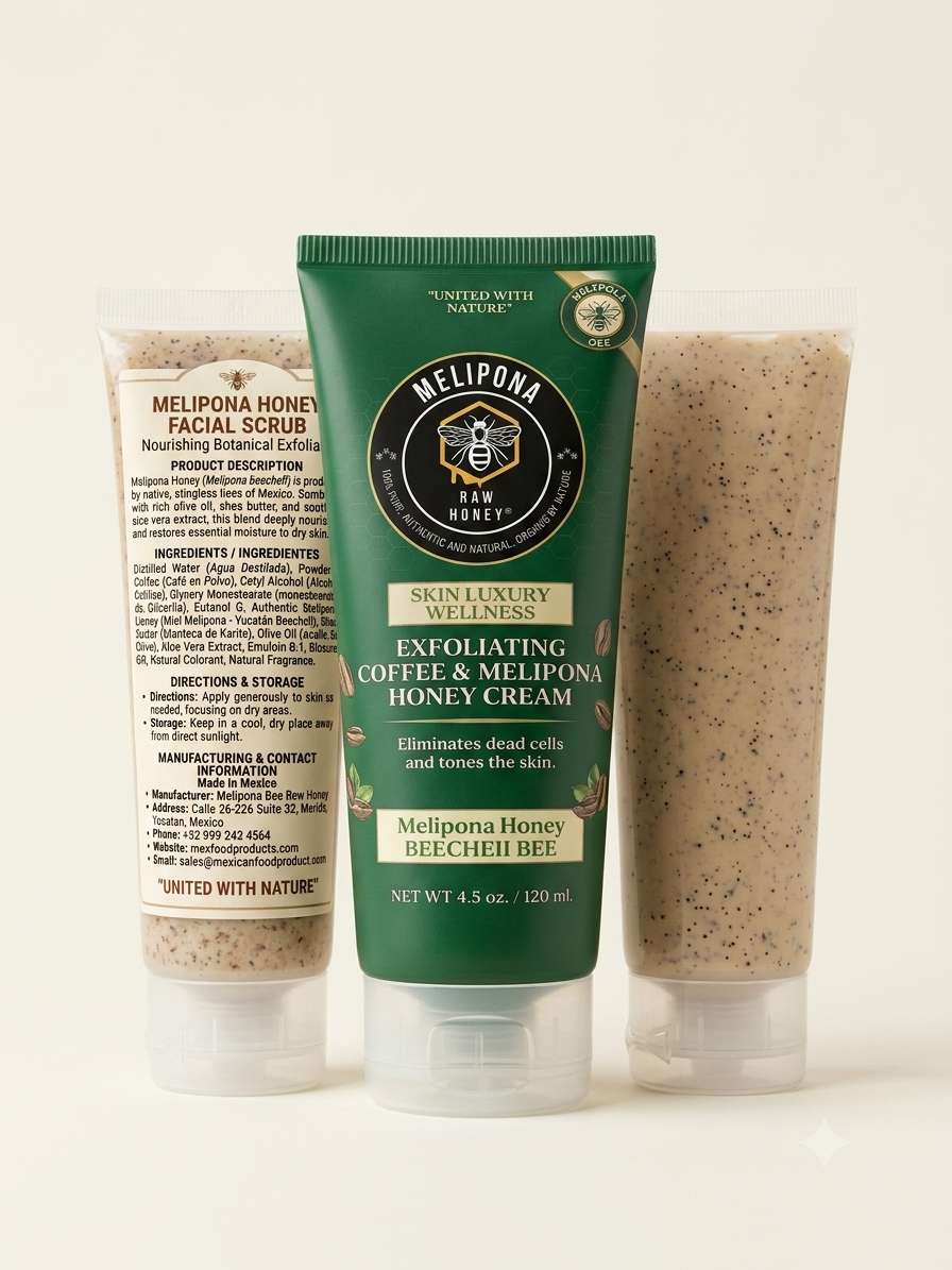 Exfoliating Coffee & Melipona Honey Cream 4.5 oz