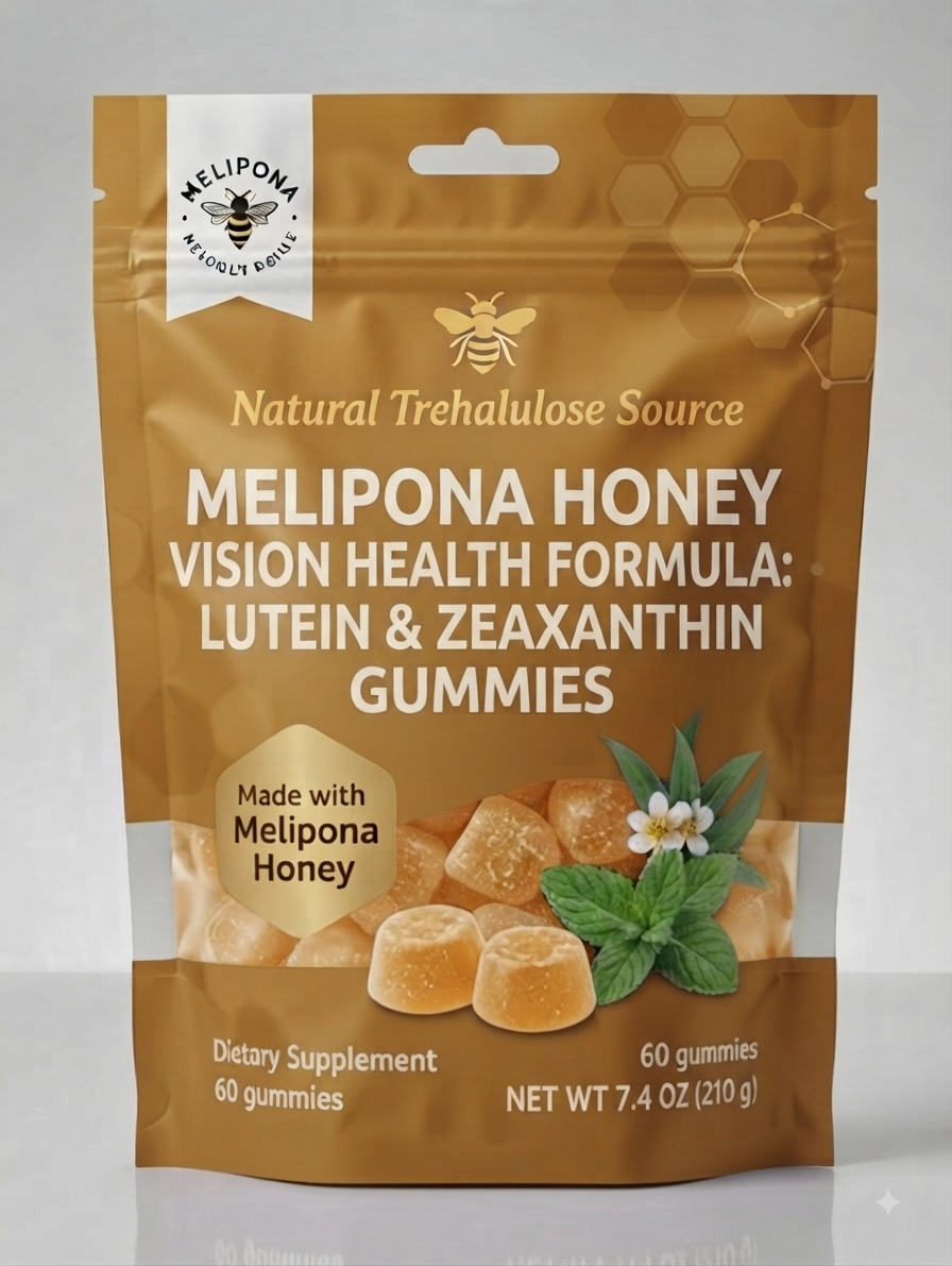 Melipona Stingless Bee Honey Gummies for Eye Health Boost