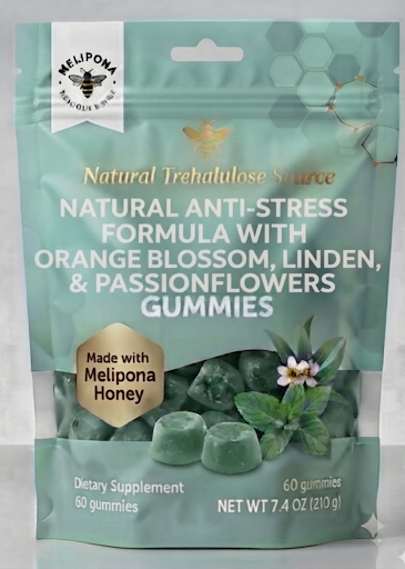 Melipona Stingless Bee Raw Honey Gummies for Sleep Support